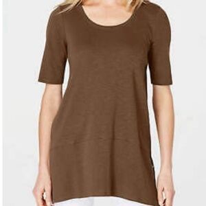 NWT J. Jill Kona Luxe Supima Ballet Sleeve Tunic